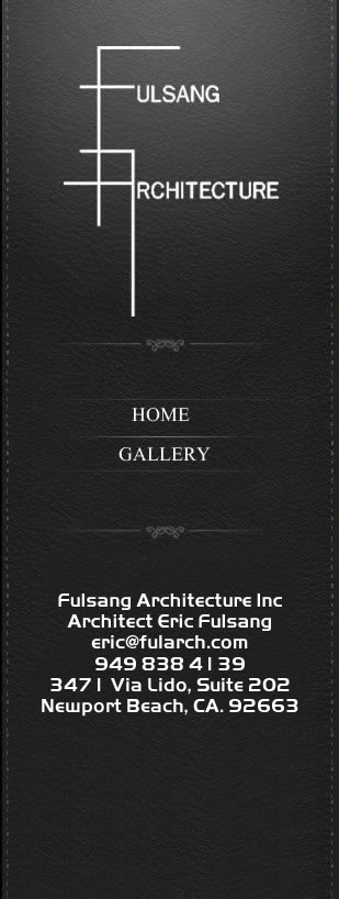 Fulsang Architecture | Eric Fulsang Architect